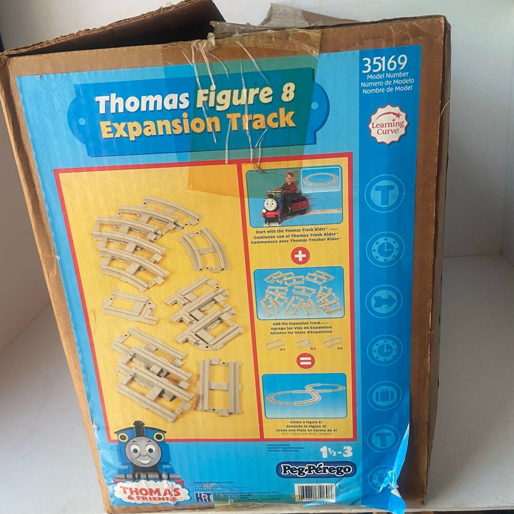Thomas & Friends Ride-On Figure 8 Expansion Track Rider Set In Box Peg Perego - Picture 2 of 16